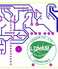 Sơ đồ mạch in mạch Drimmer kích xung điều áp dùng PIC16F877A LDNam