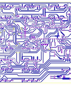 Sơ đồ mạch in Lịch vạn niên có âm lịch LDNam thời gian thực LED 7 đoạn PIC16F877A