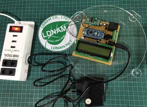 Cân điện tử loadcell Arduino hiển thị LCD LDNam