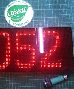 Bộ đếm sản phẩm 3 số LED ma trận P4 full màu LDNam